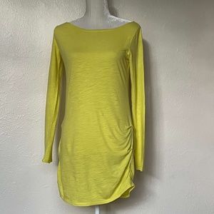 RACHEL Rachel Roy Neon Yellow Tee / Tunic / Long T-Shirt / Dress